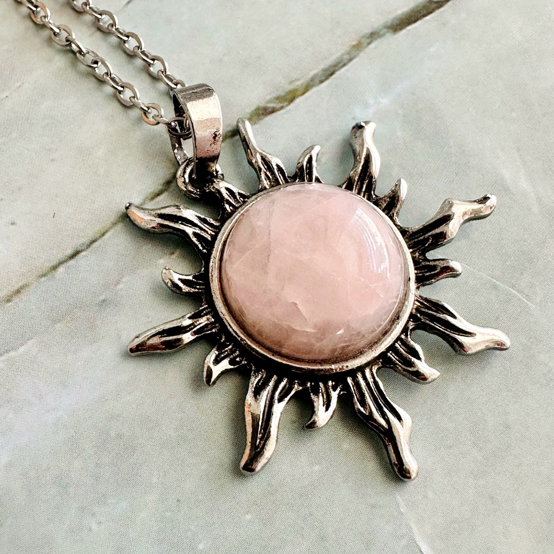 Sunburst Stone Necklace