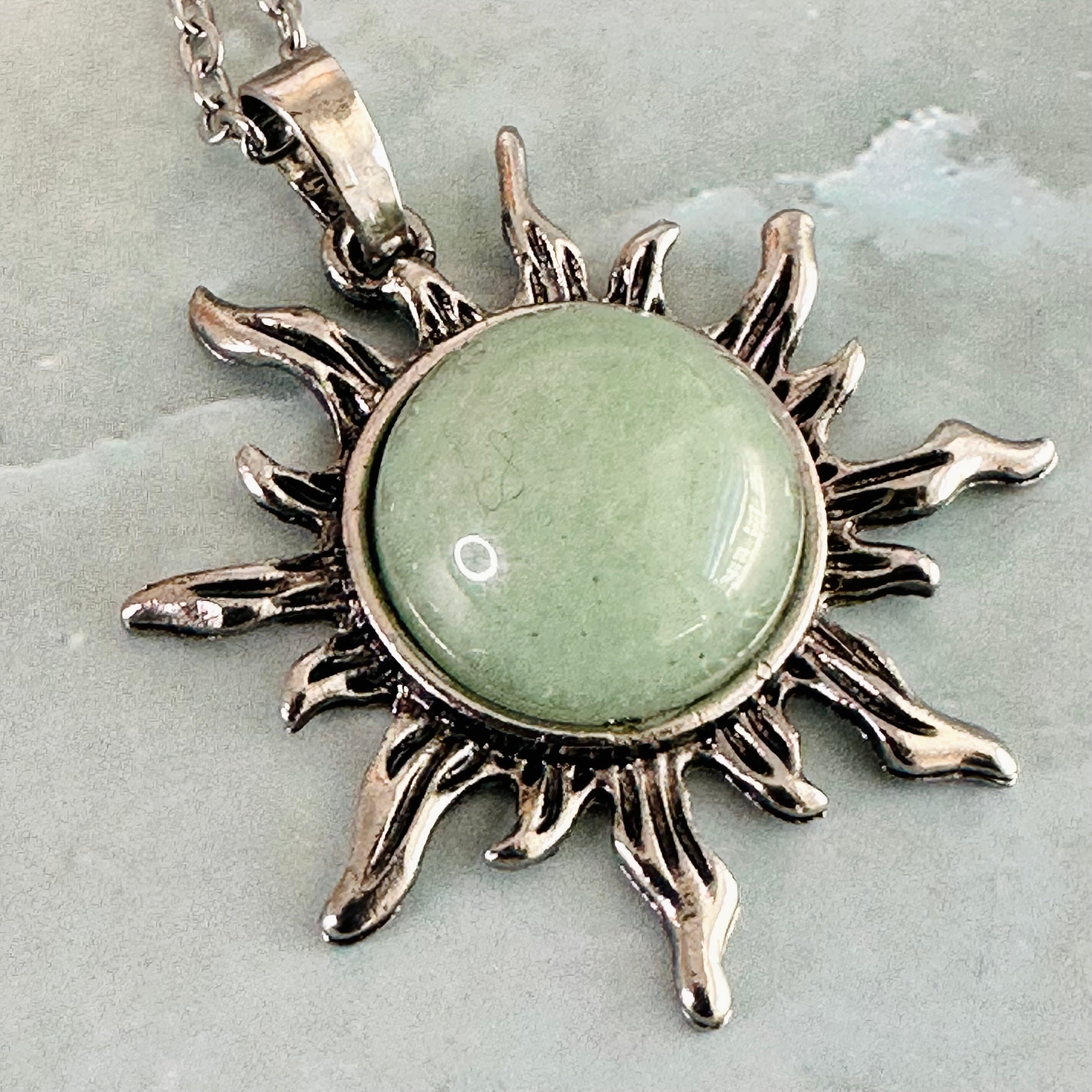 Sunburst Stone Necklace