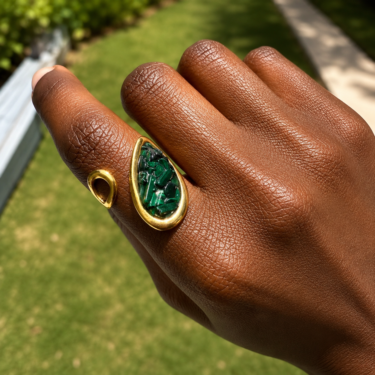 Malachite Ring