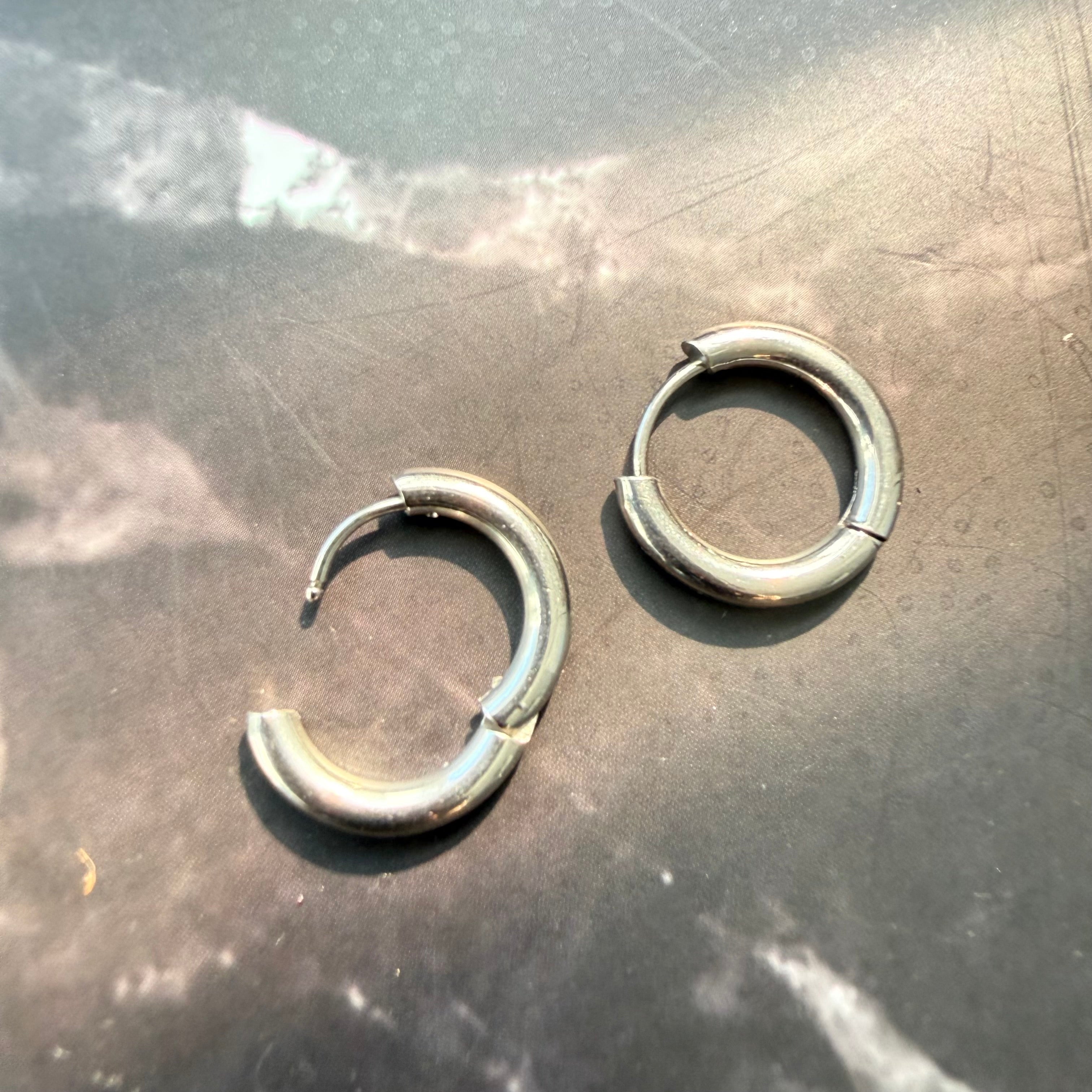 Gemstone Hoops