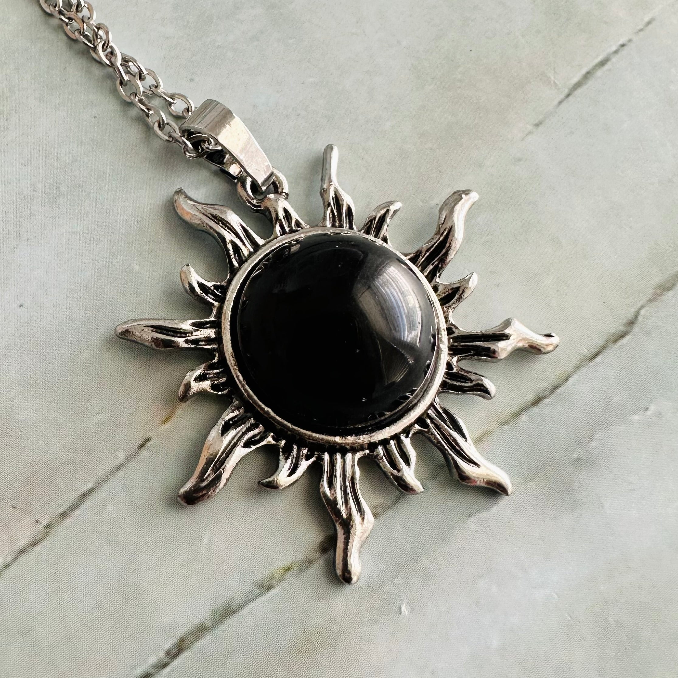 Sunburst Stone Necklace