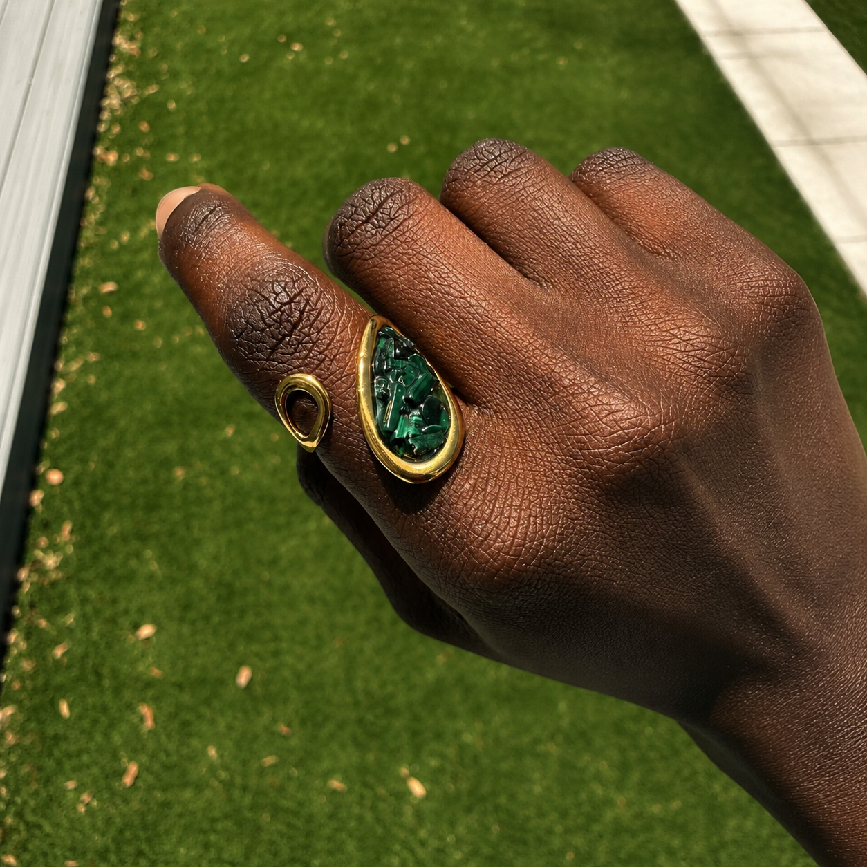 Malachite Ring
