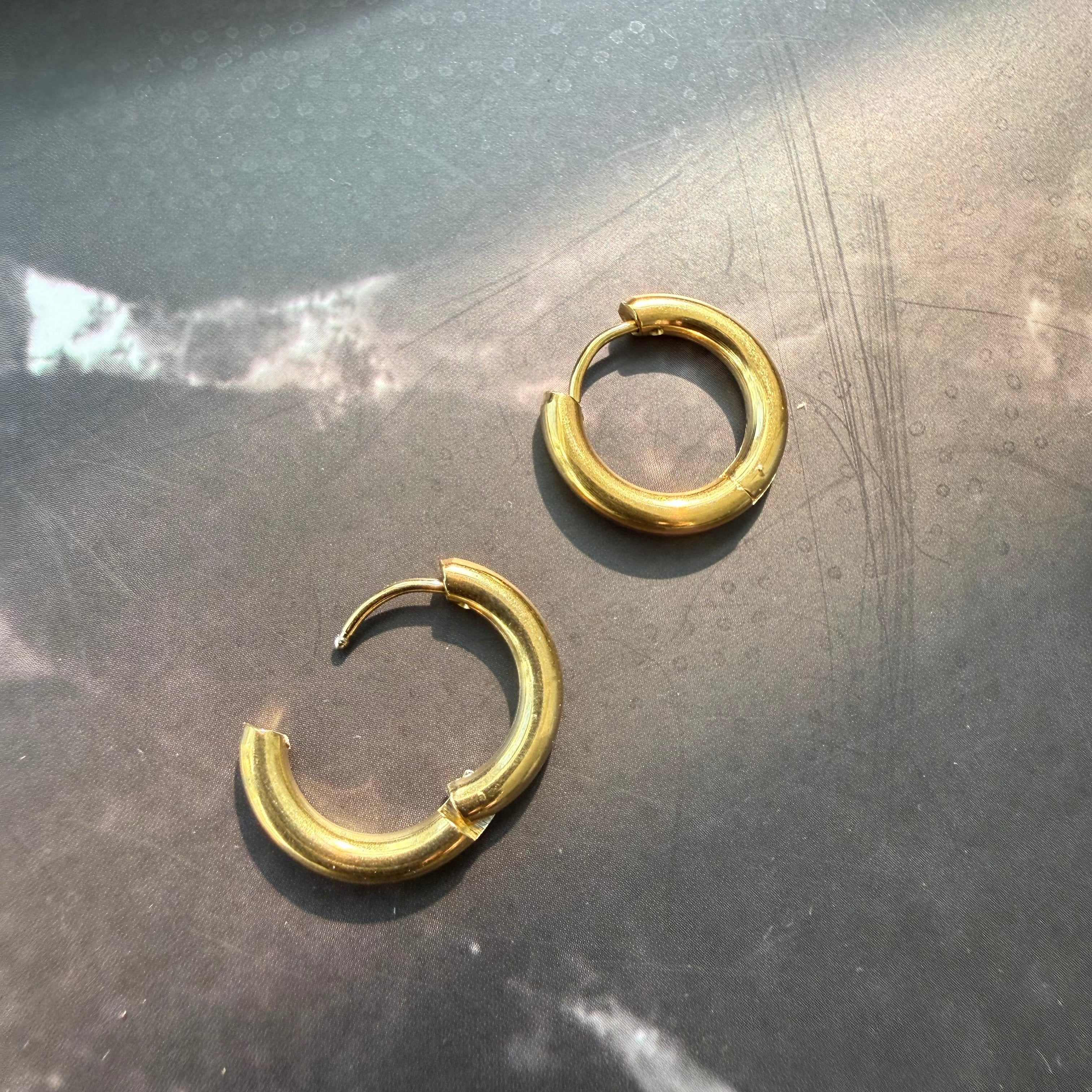 Gemstone Hoops