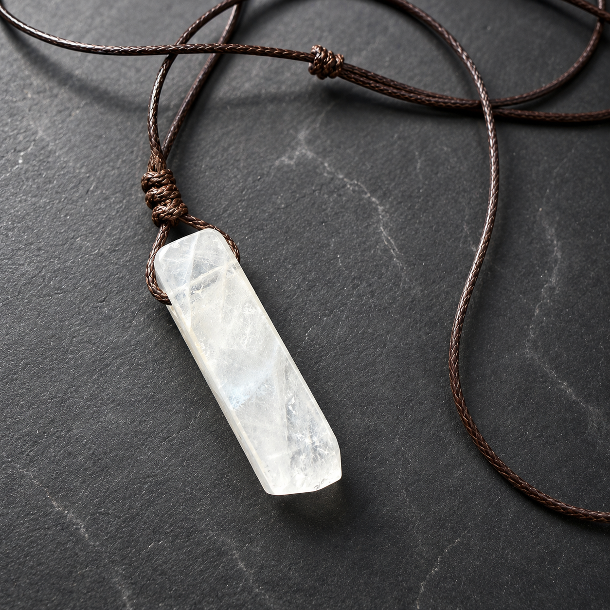 Quartz Rope Necklace