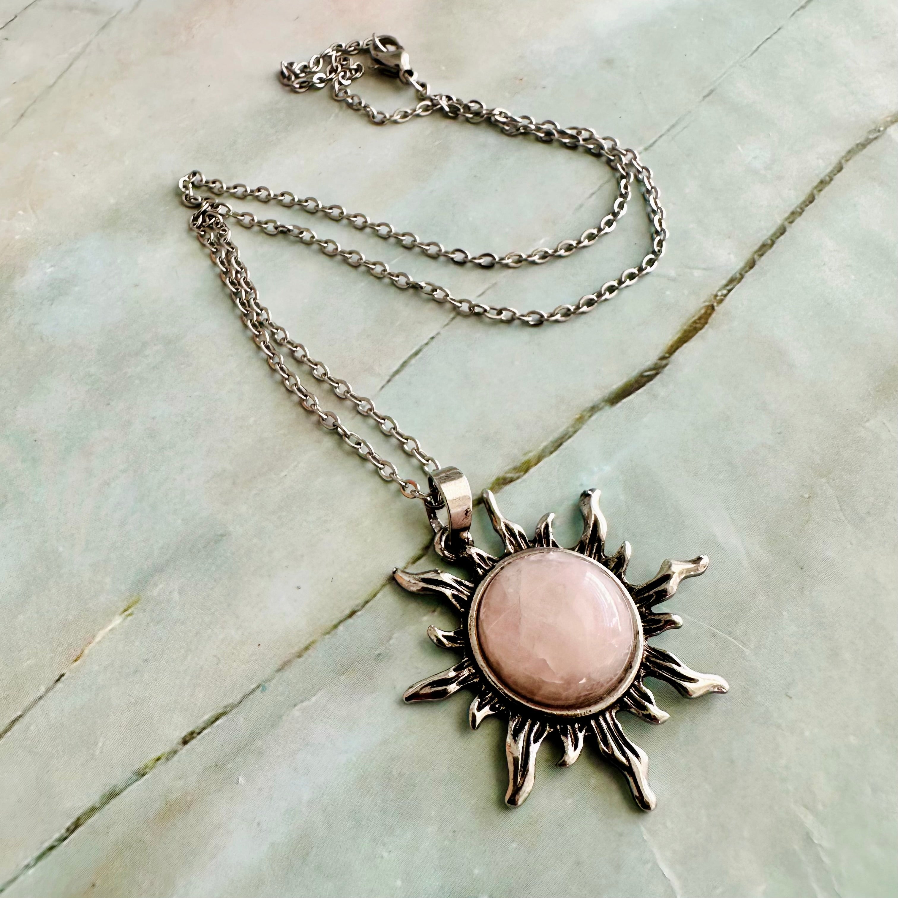 Sunburst Stone Necklace