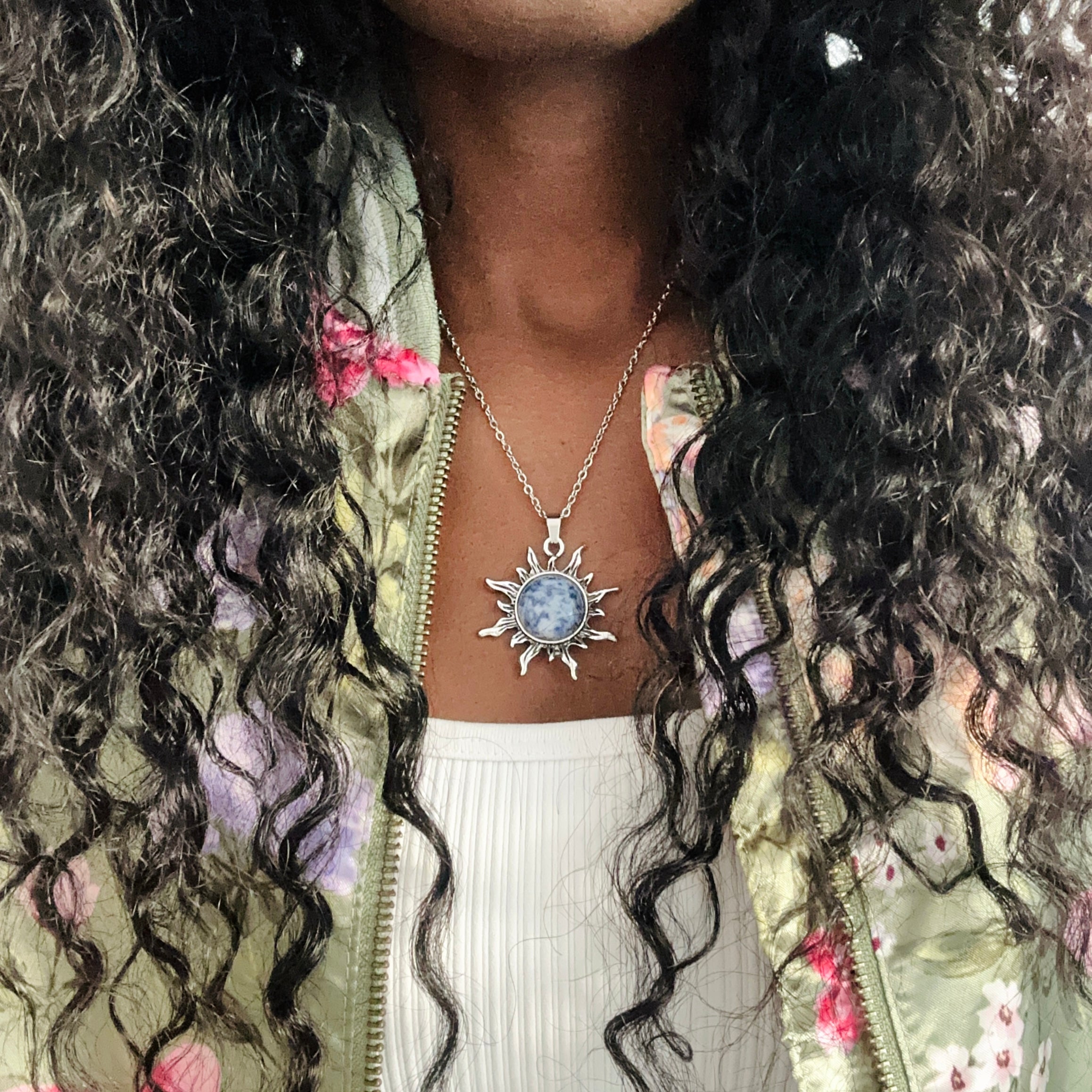 Sunburst Stone Necklace