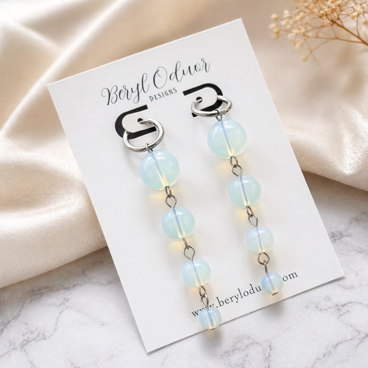 Opalite Cascade Earrings