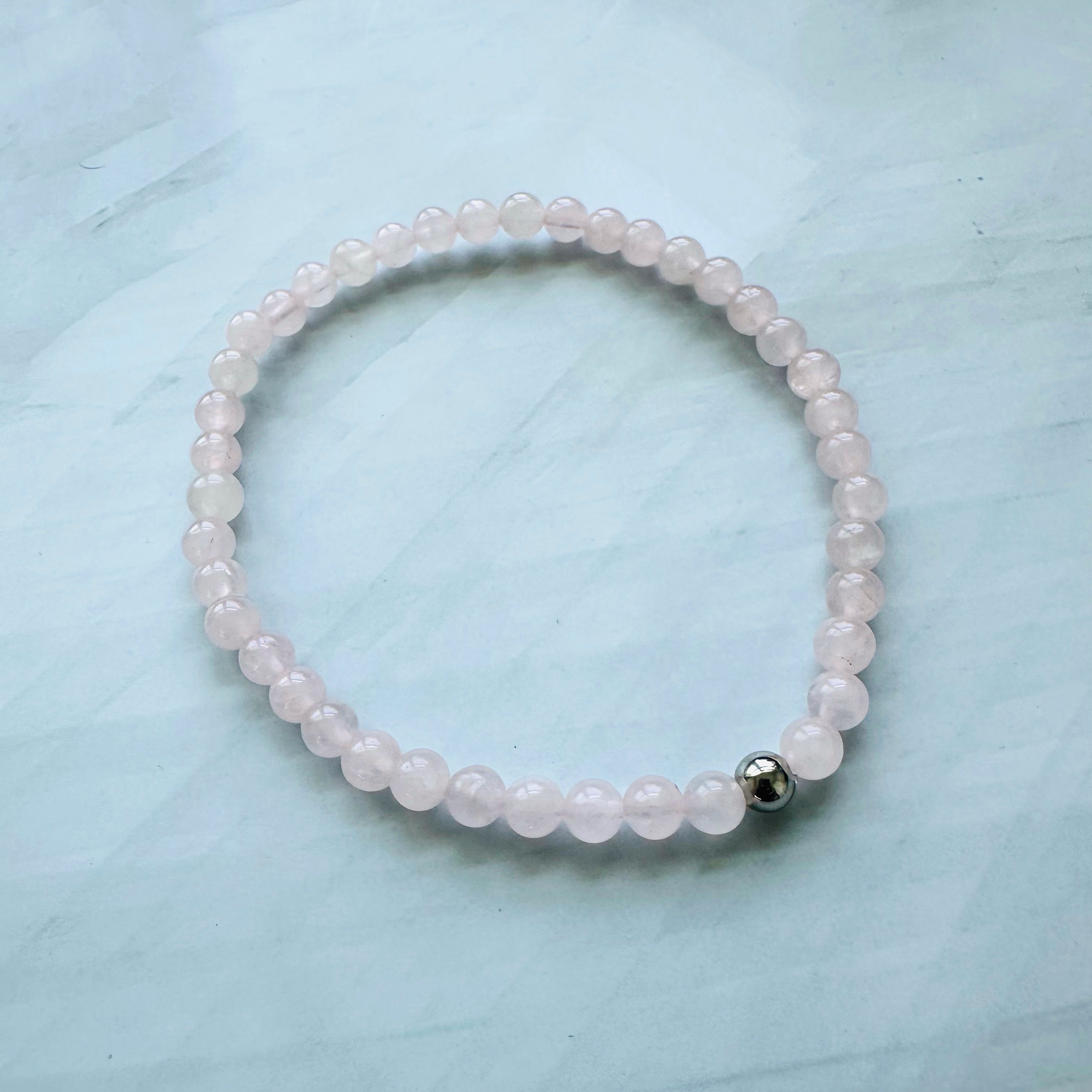 Rose Quartz Anklet