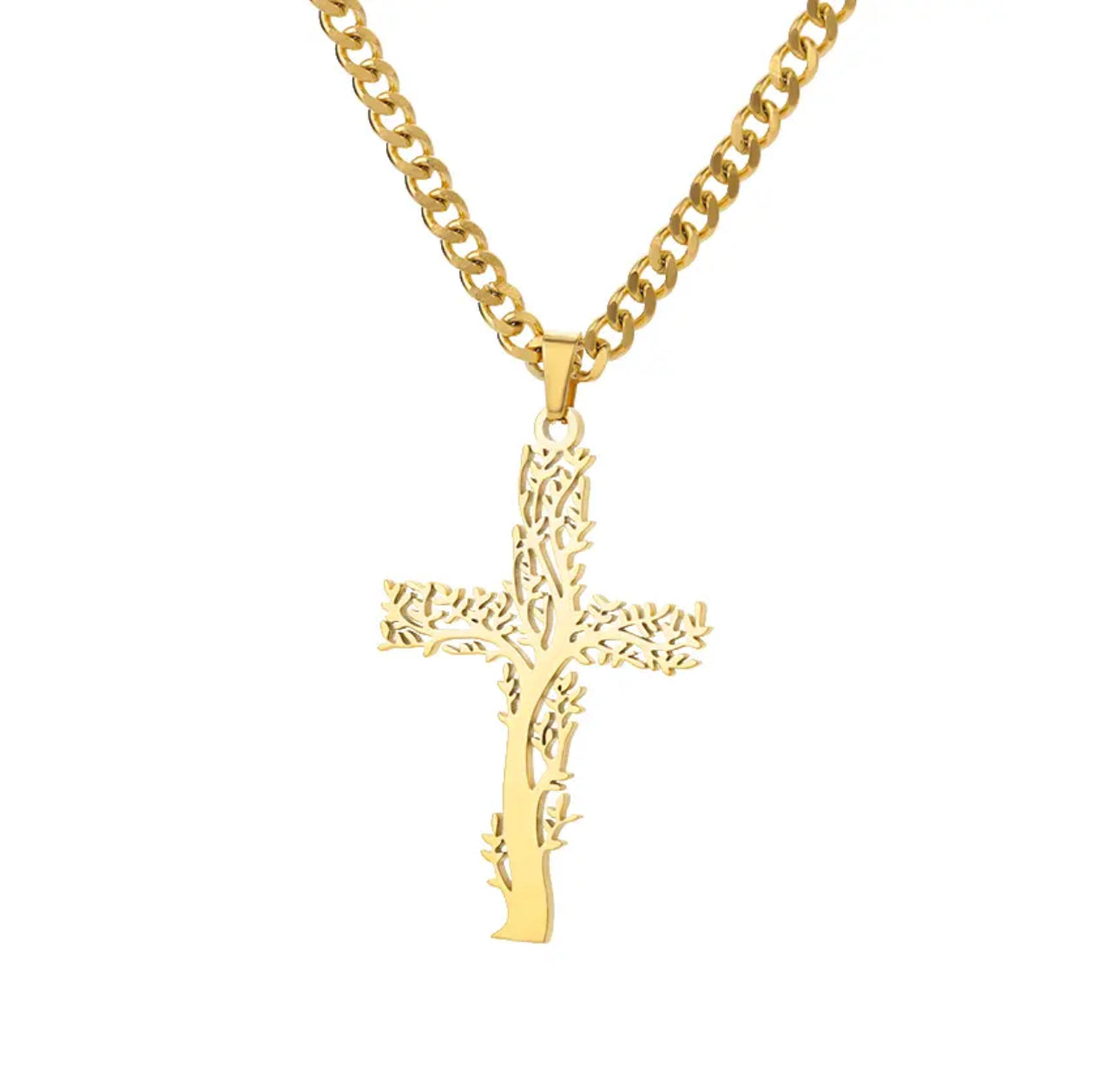 Tree of Cross Necklace