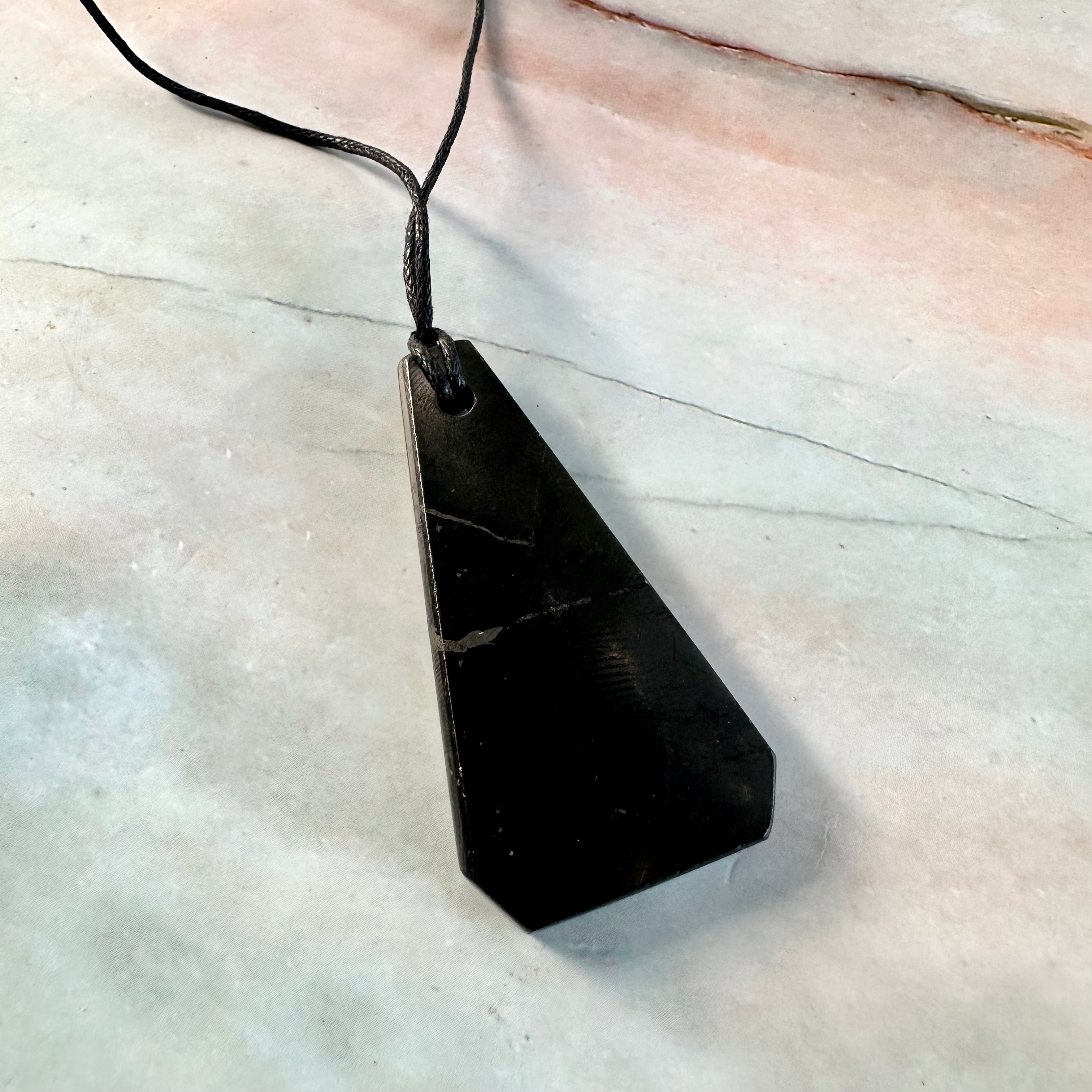 Shungite Rhombus Pendant