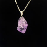 Rough Amethyst Necklace