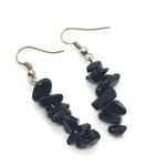 Obsidian Chip Earrings