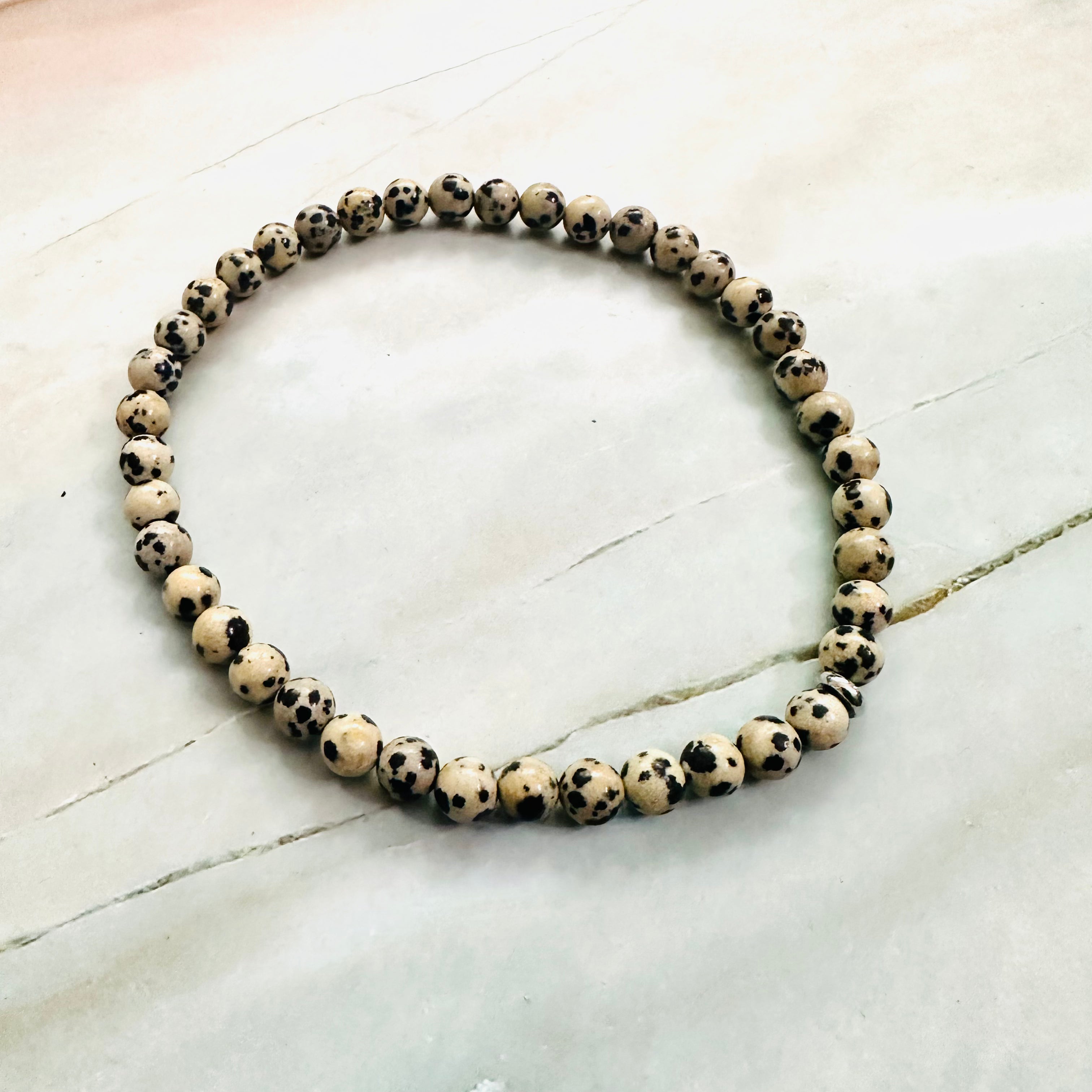 Dalmatian Jasper Anklet