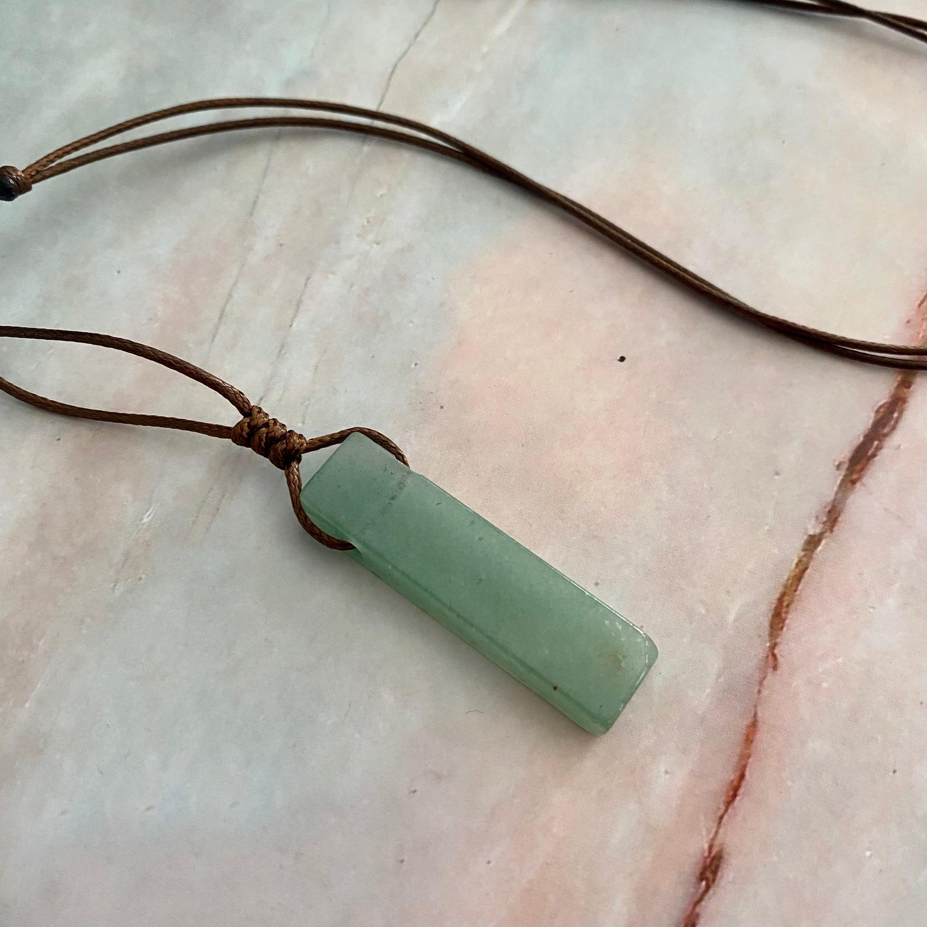 Aventurine Rope Necklace