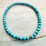 Turquoise Howlite Anklet