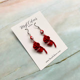 Rose-Eye Earrings