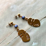 Turkish Eye Visage Earrings