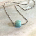 Amazonite Drop Necklace