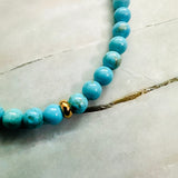 Turquoise Howlite Anklet