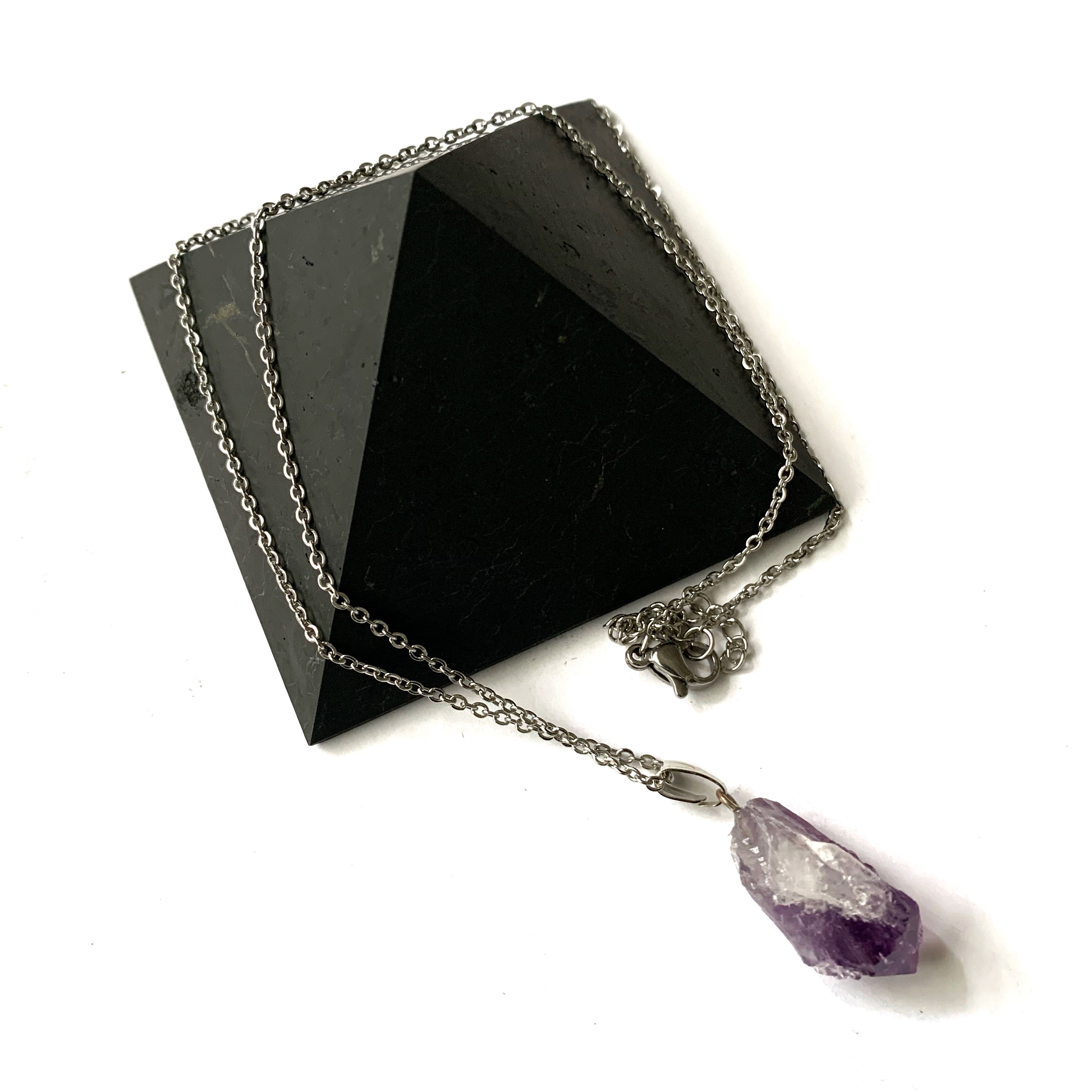 Rough Amethyst Necklace