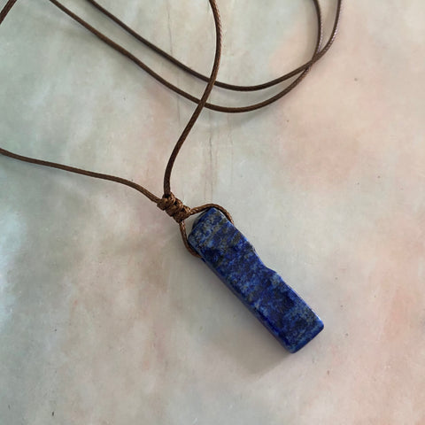 Lapis Rope Necklace