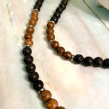 Wooden Earth Necklace