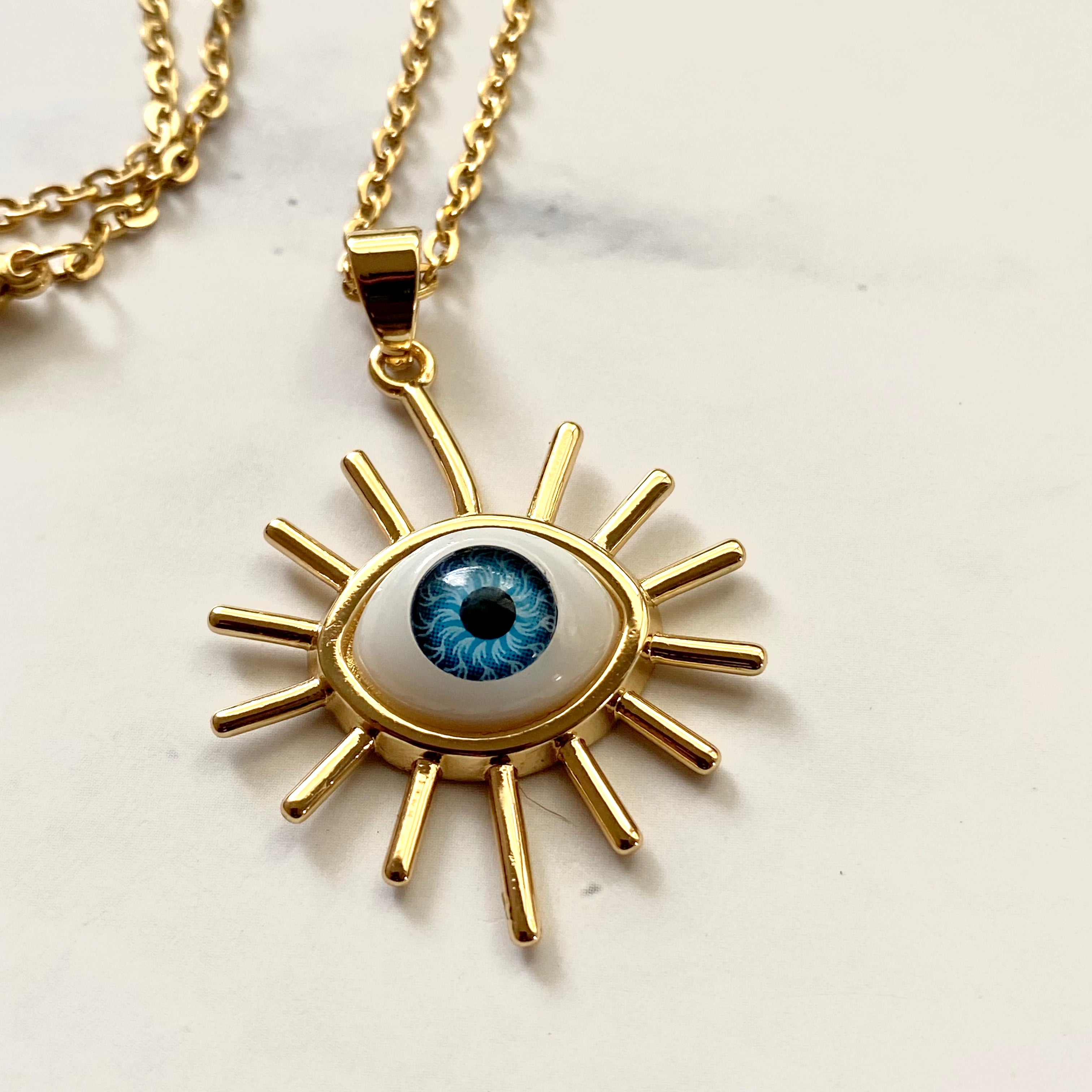 Evil Eye Full Lash Necklace