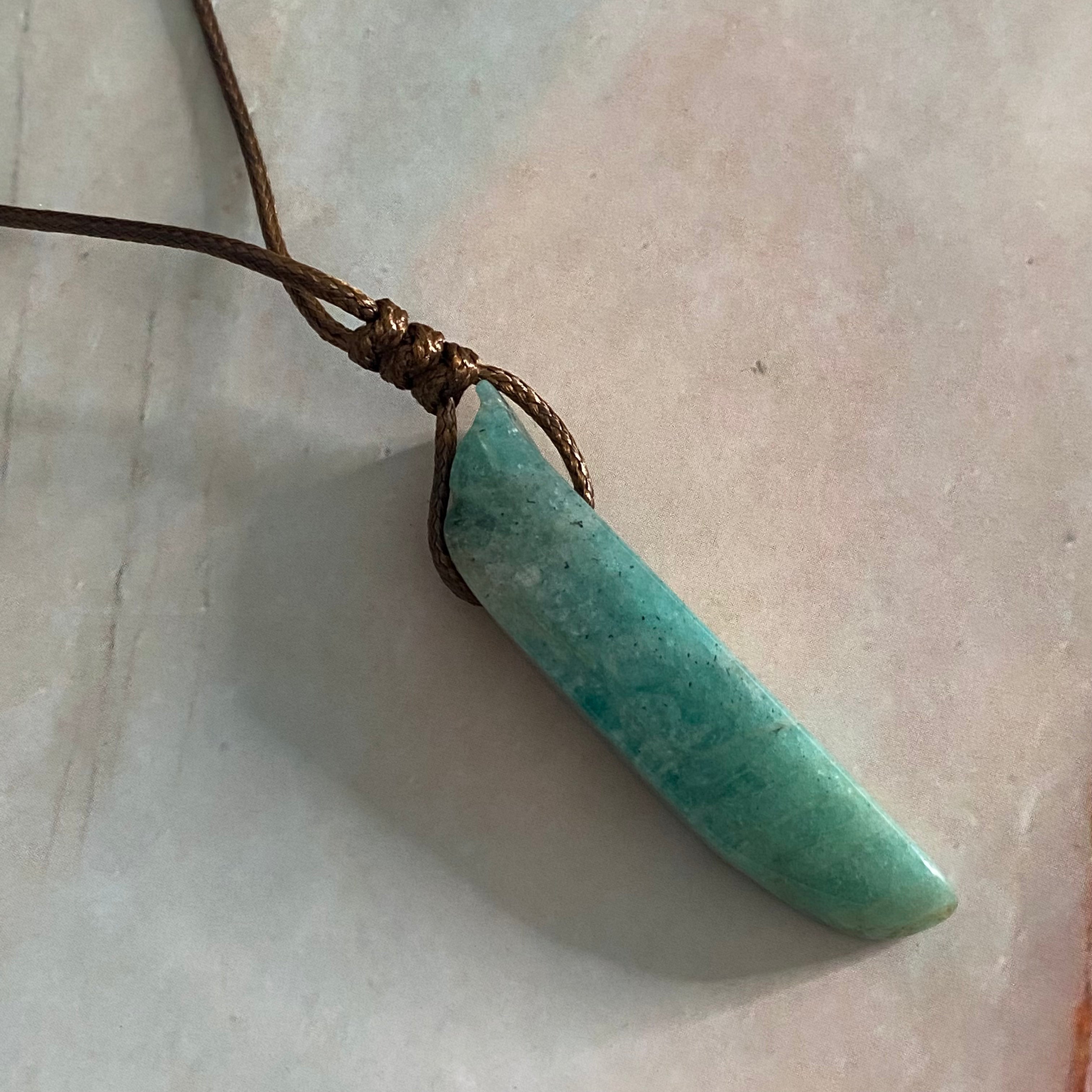Amazonite Rope Necklace