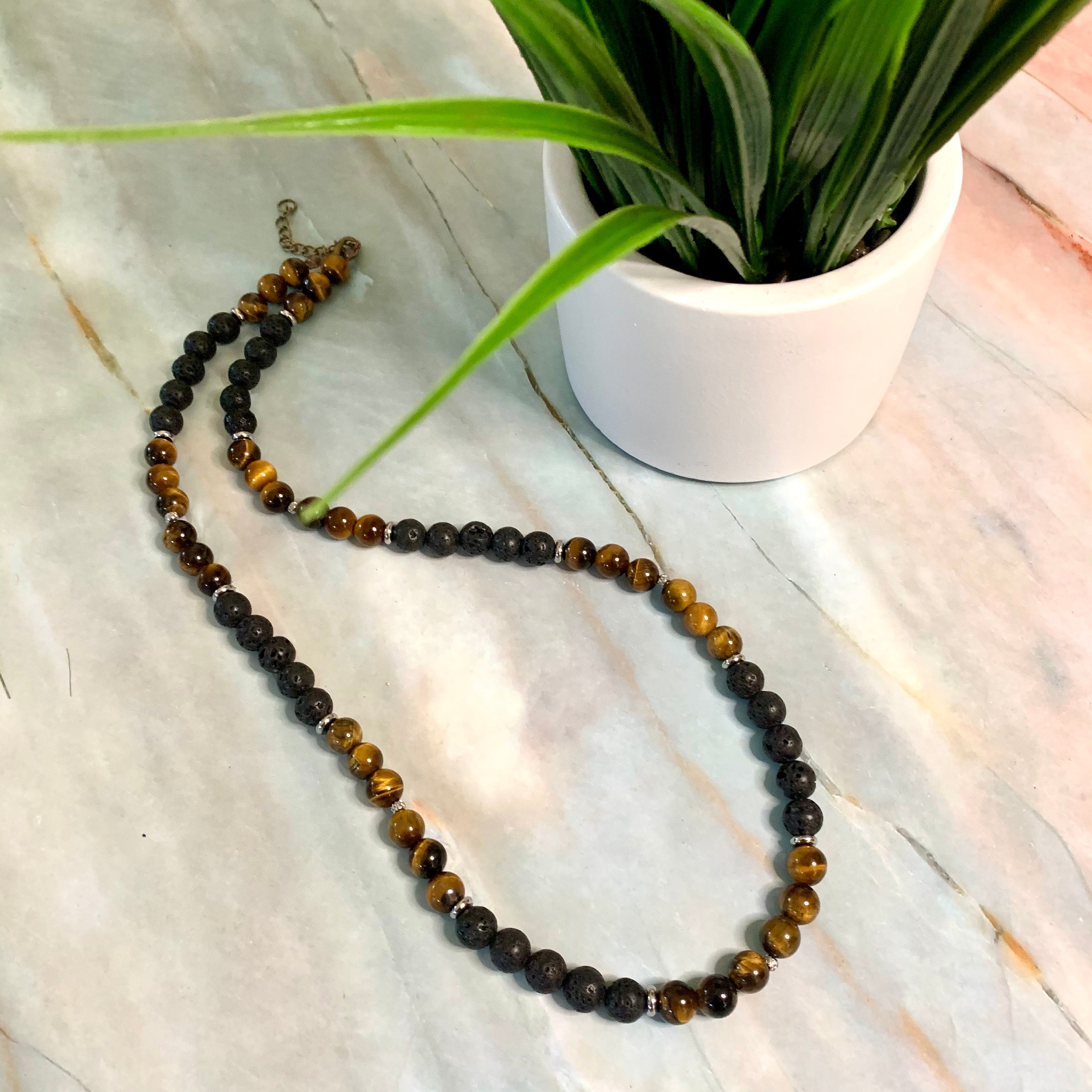 Tiger’s Eye Earth Necklace