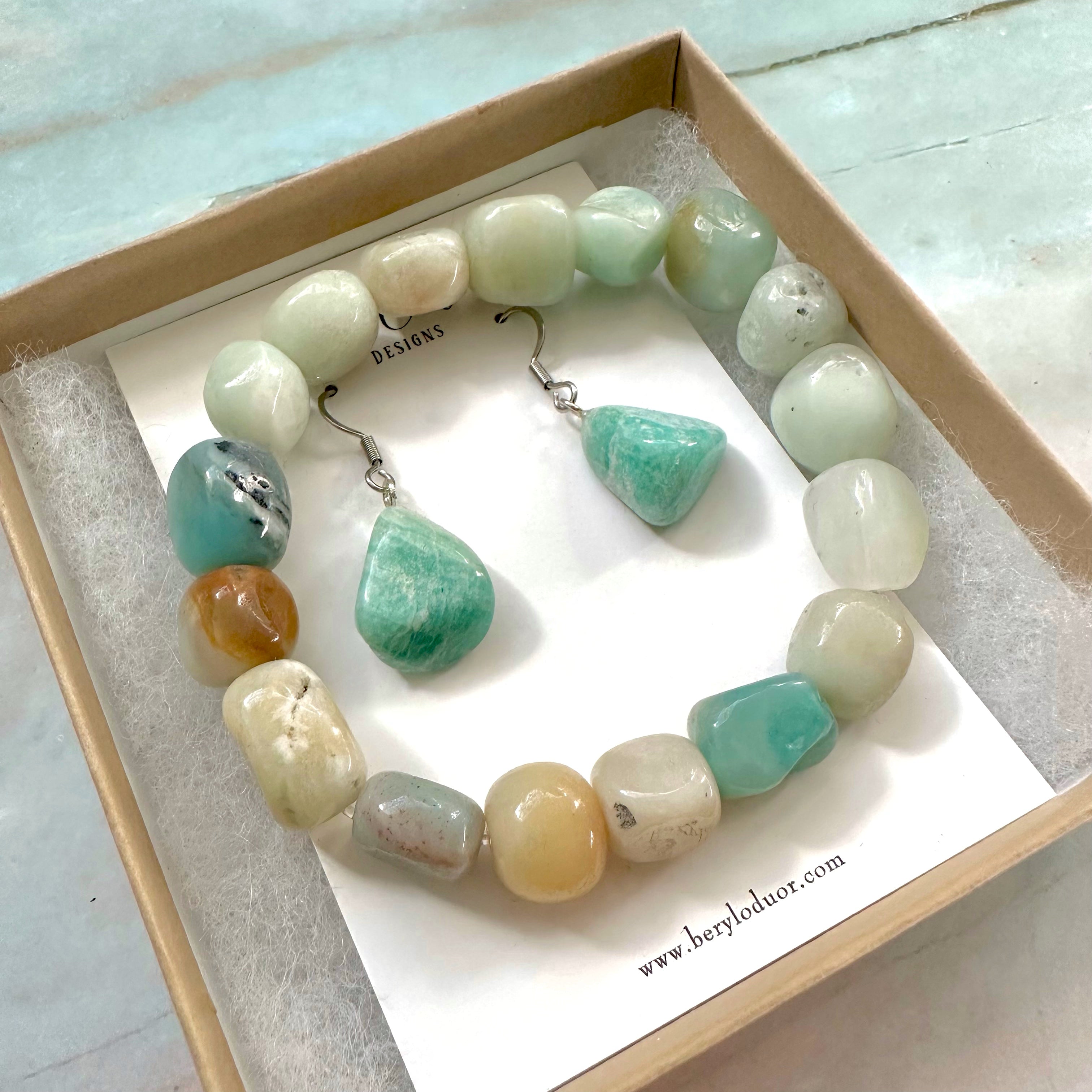 Tumbled Amazonite Set