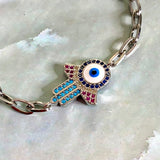 Evil Eye Hamsa Bracelet