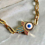 Evil Eye Hamsa Bracelet