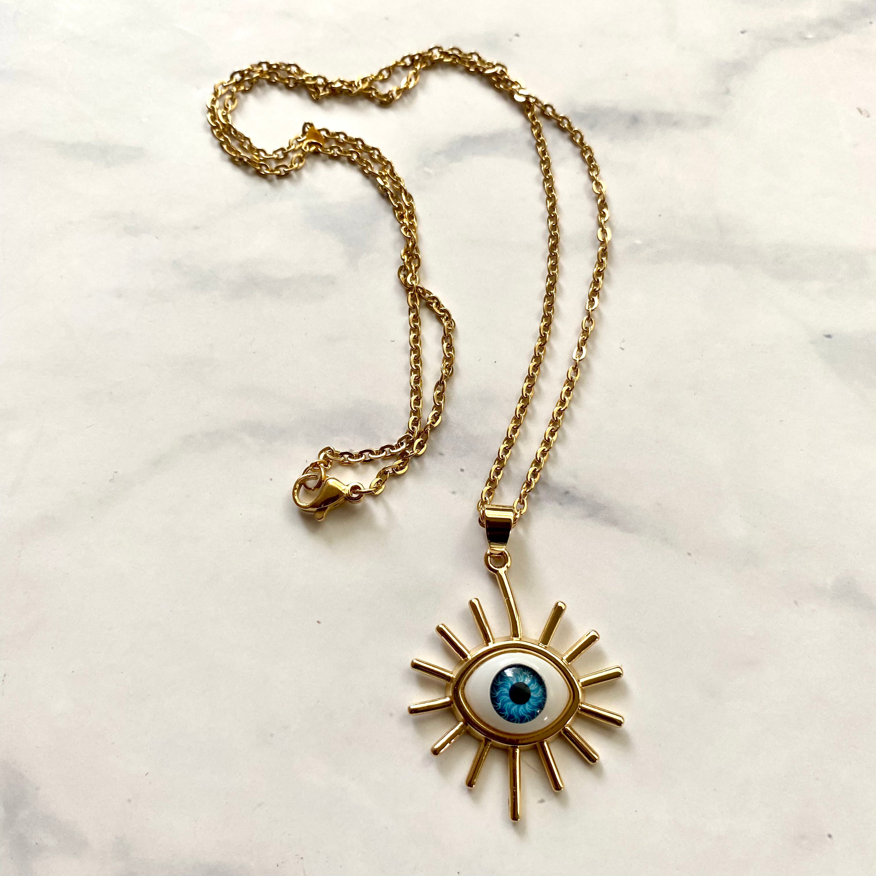 Evil Eye Full Lash Necklace