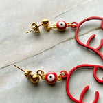 Red Visage Earrings