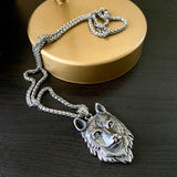 Gray Wolf Necklace