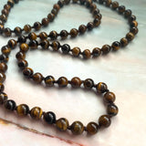 Tigers Eye Knot Necklace