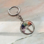 Chakra Tree Keychain